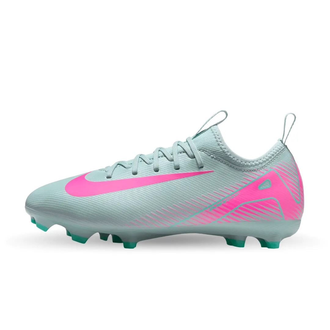 Jr. Mercurial Vapor 16 Academy FG/MG - Prism Pack (FQ8392-301) Reinforced heel Lace Closure