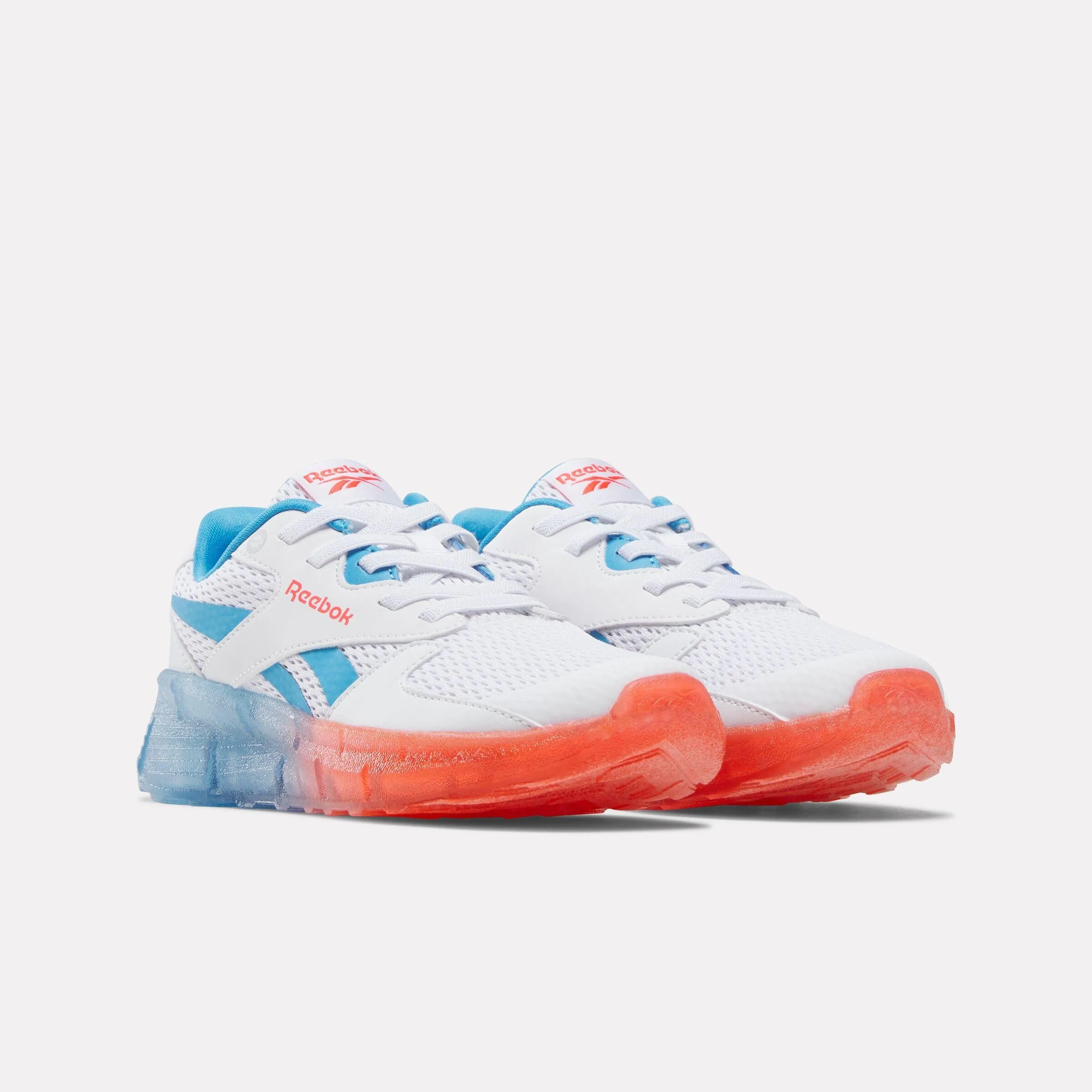 handball shoes recreational running shoes Reebok Footwear Kids Zig 'n Glow 2 Elastic Lace Shoes - Pre-School FTWRWHITE/ENERGYRED/ALWAYSBLUE