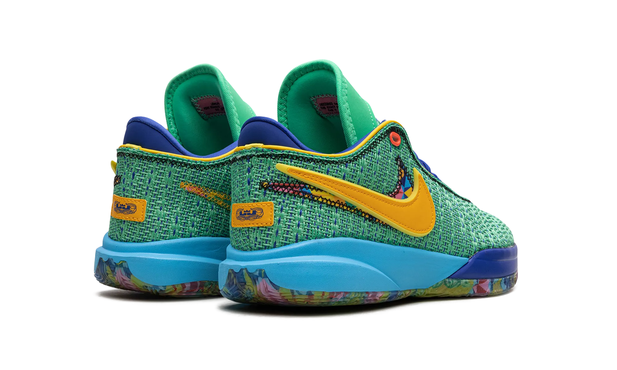 LeBron 20 GS "Kaleidoscope" High Traction Durable Rubber
