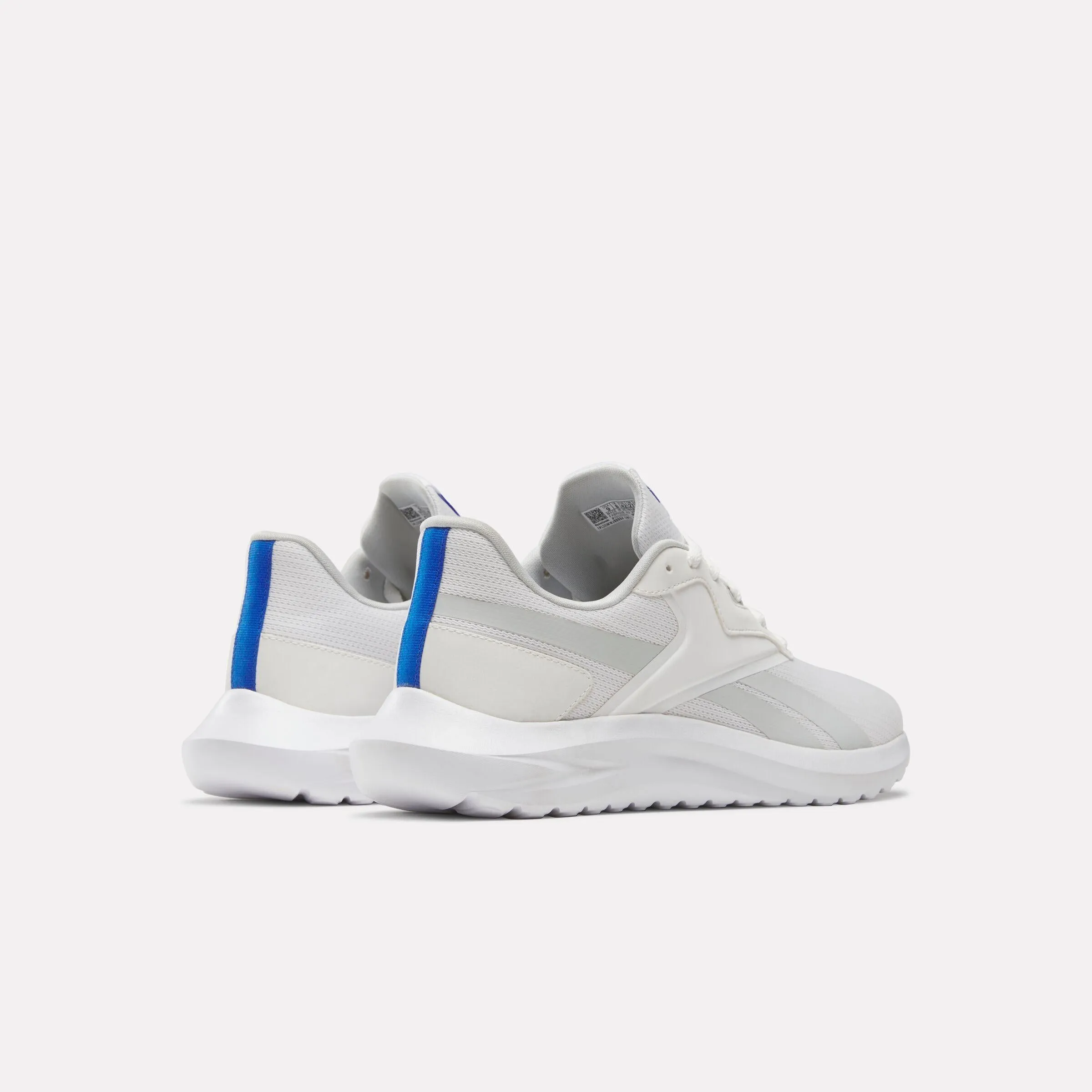 running in wide tracks shoes Reebok Footwear Men Energen Lux Running Shoes WHITE/GREY 1/OPTIMUM BLUE