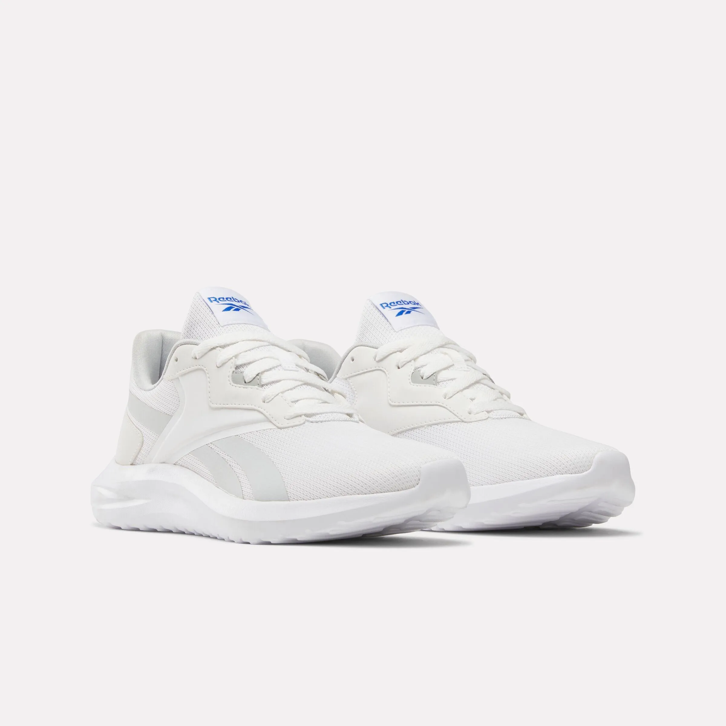 improved performance arch - hugging Reebok Footwear Men Energen Lux Running Shoes WHITE/GREY 1/OPTIMUM BLUE
