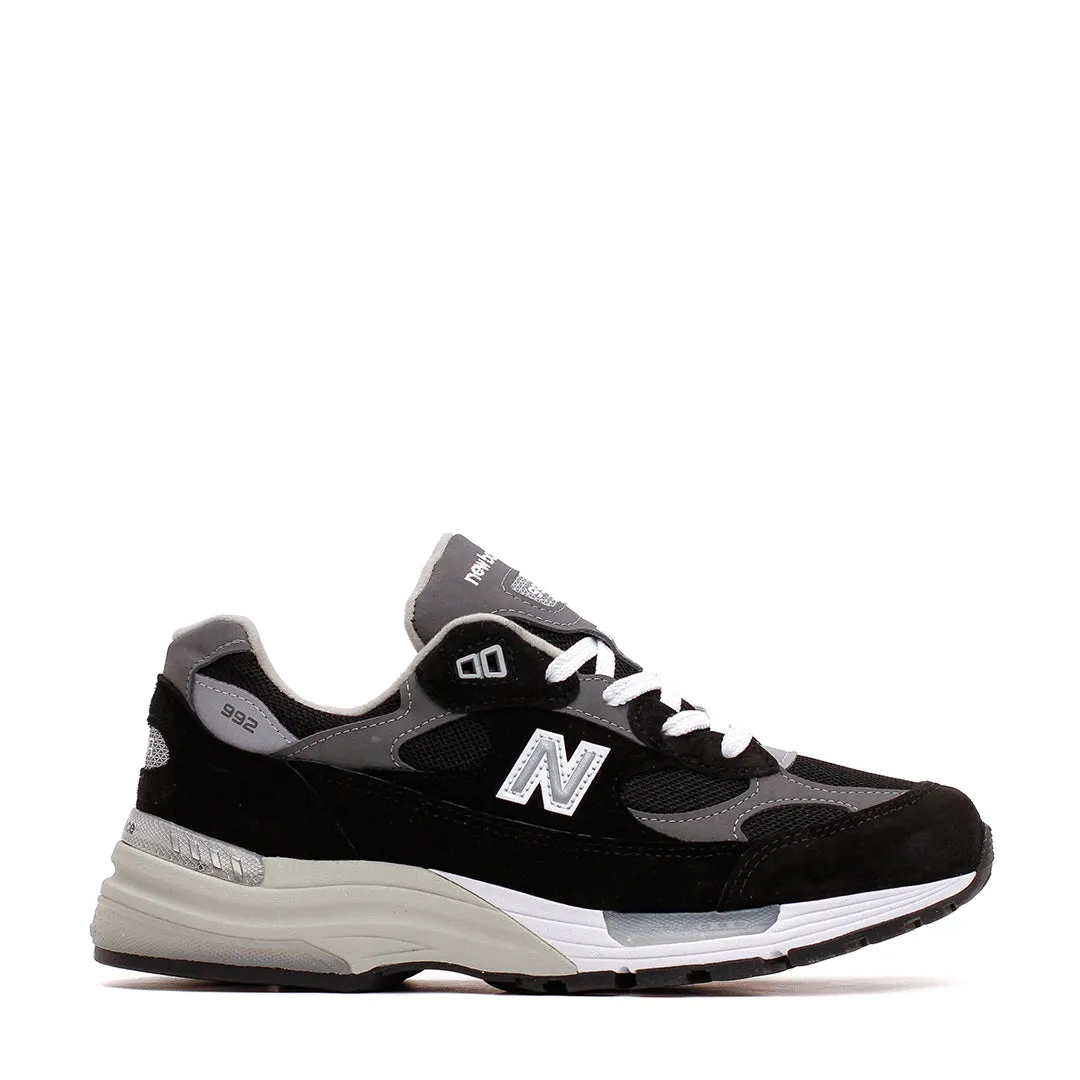 Built-in wear Dynamic Arch Cushion New Balance Unisex Made in USA 992 Black U992BK