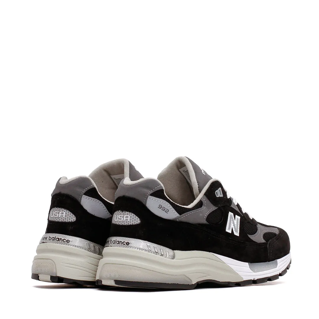 New Balance Unisex Made in USA 992 Black U992BK Urban Essential