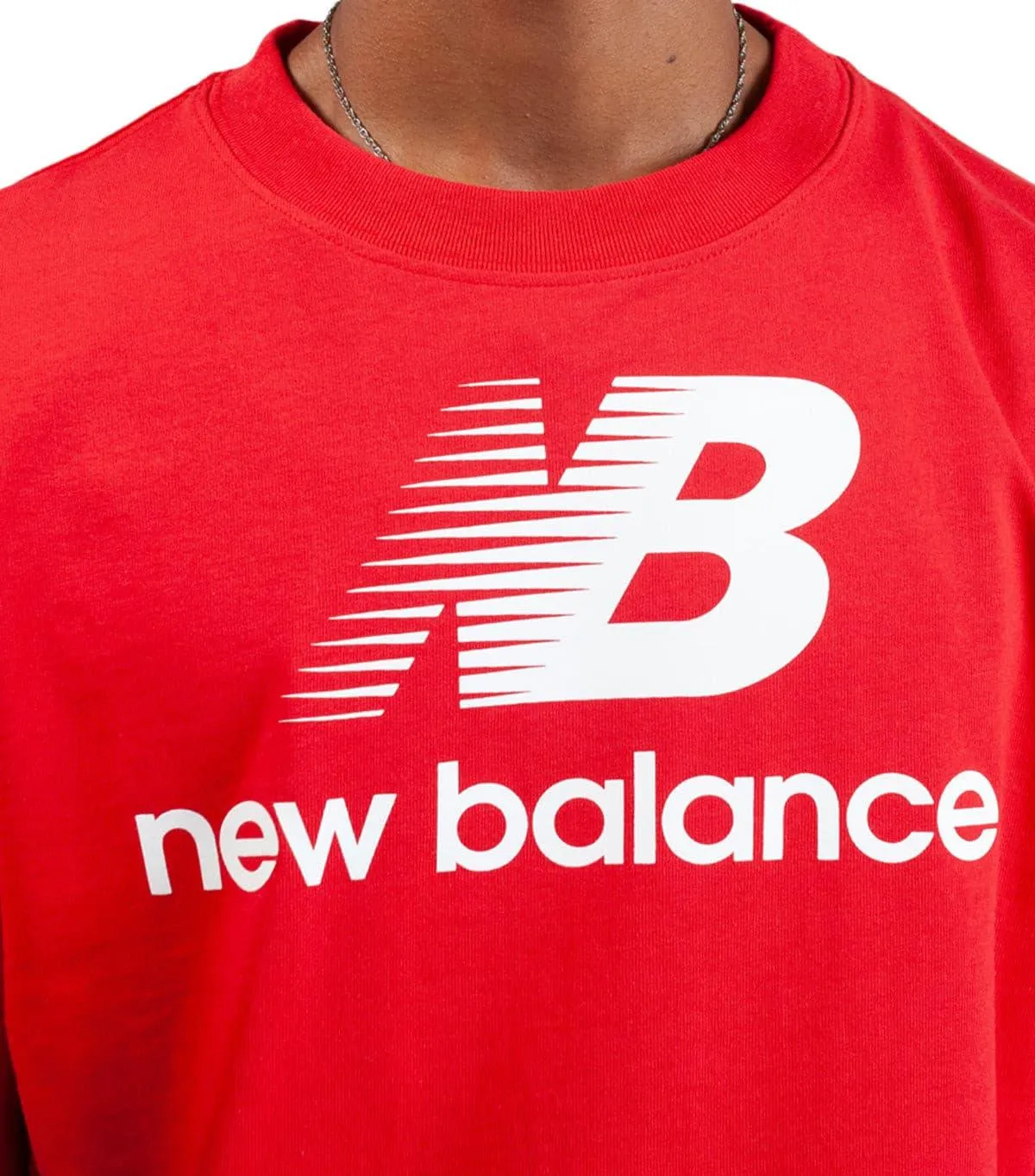 Dynamic Control Versatile Silhouette New Balance Made in USA Heritage Long Sleeve T-Shirt Red