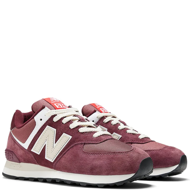 New Balance Unisex 574 Asymmetric Lacing System Puncture Resistant Plate