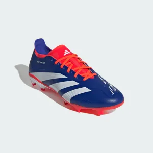 Speed Boost adidas Predator League Firm Ground Soccer Cleats | Lucid Blue-Cloud White-Solar Red | Men's