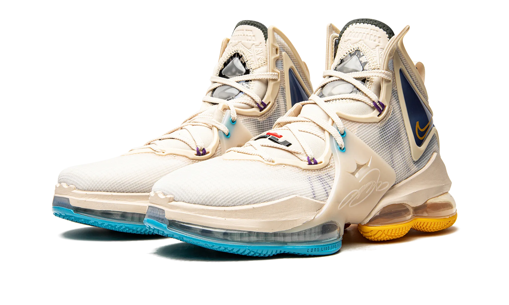 LeBron 19 "Minneapolis Lakers" Microfiber Achilles Protector