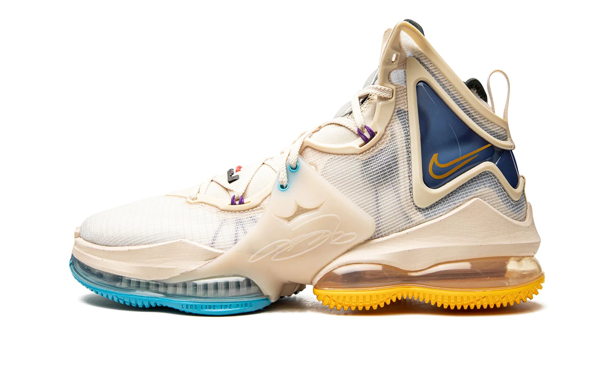 LeBron 19 "Minneapolis Lakers" Comfort Zones Tear Resistant Upper