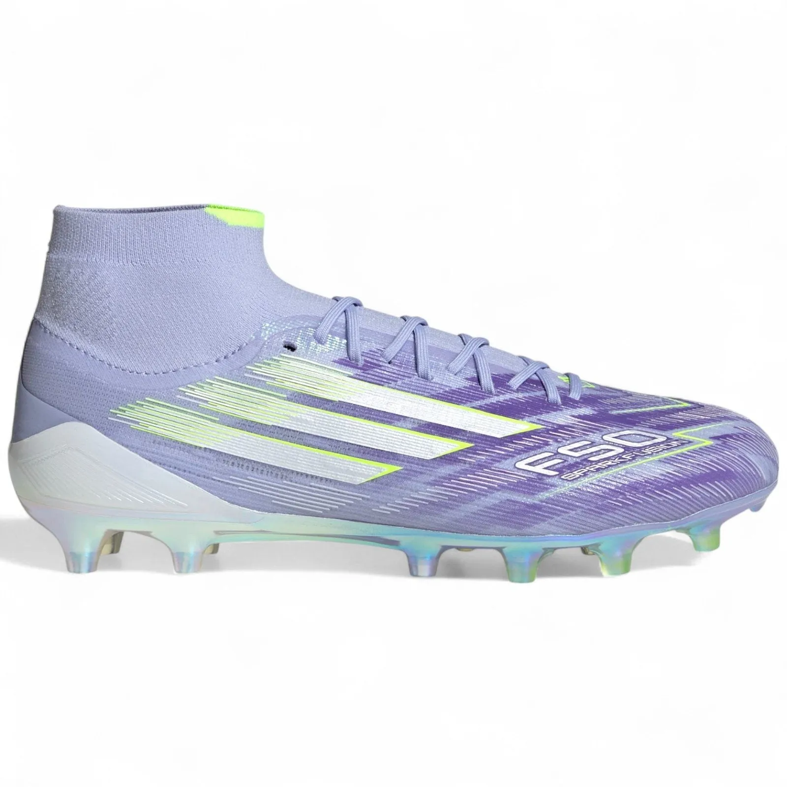 Move Strong Rapid Power adidas F50 Sparkfusion Elite FG Prpl/Grn