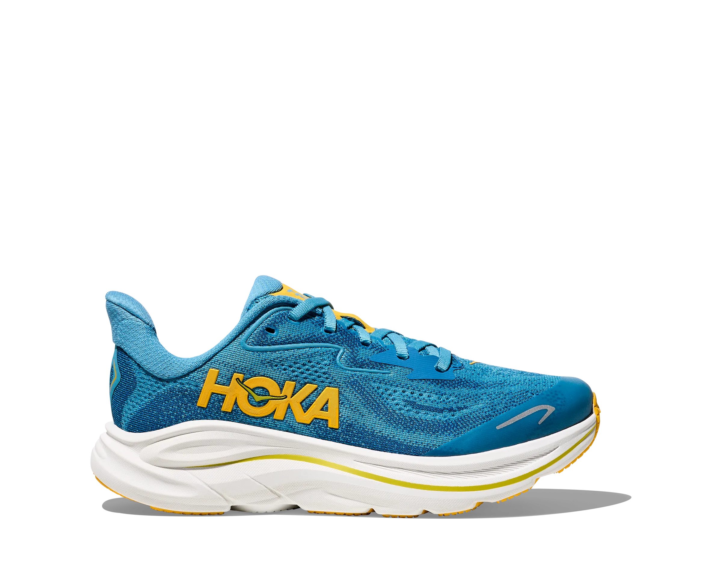 YOUTH CLIFTON 10 BIG KIDS - ALPINE BLUE/FOGGY NIGHT Foam Base Structured ease