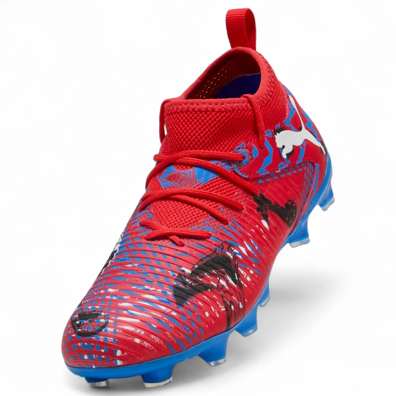 Puma Future 8 Match Playmakers Kids FG Football Boots Toe Grip Match Time