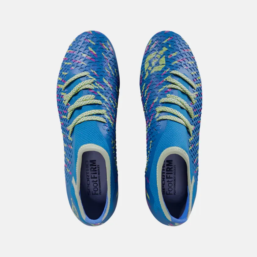 Nivia Ashtang 2.0 Men's Football Shoes -Core Blue Shiny Tone