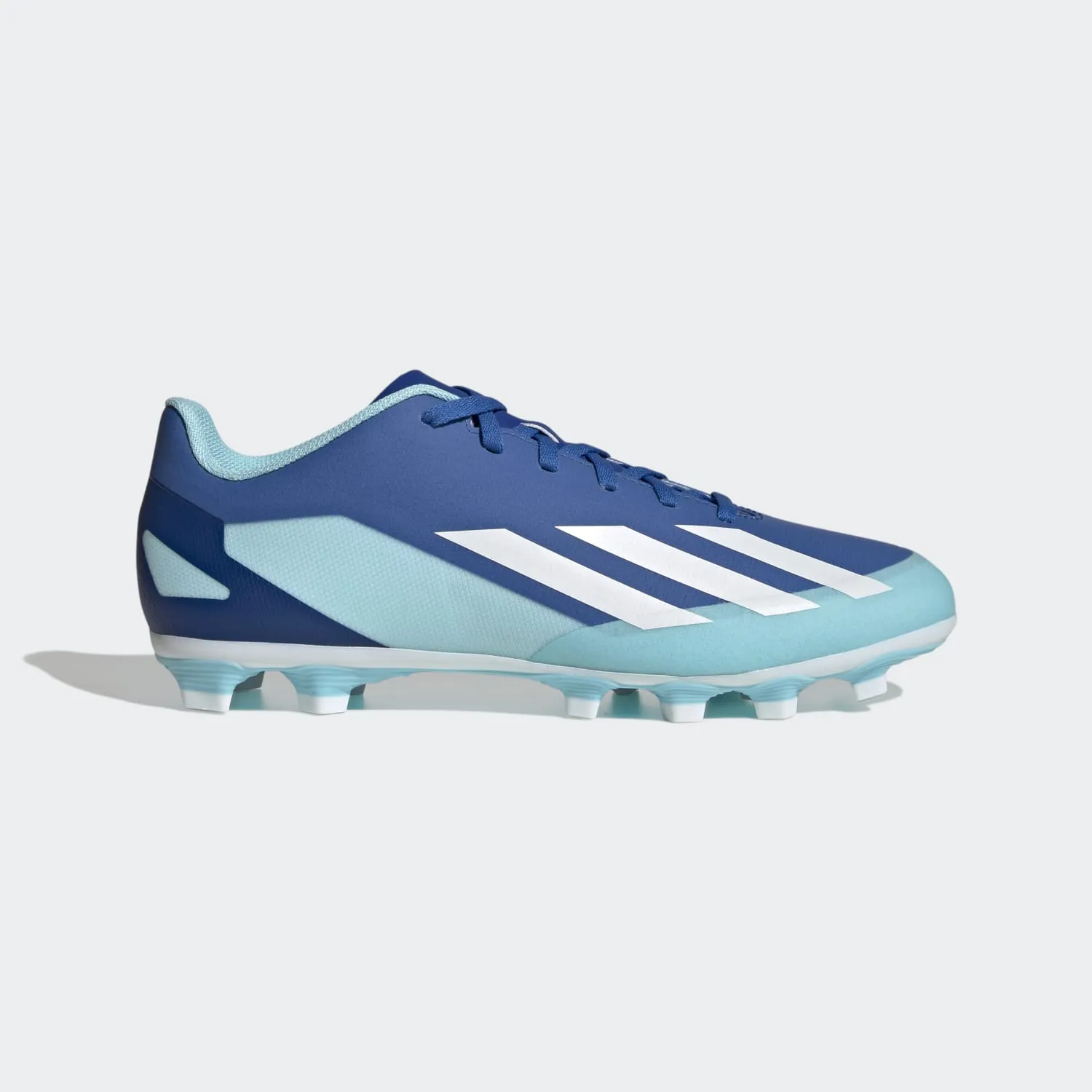adidas X Crazyfast.4 FxG Cleats | Blue / White | Men's Sprint Start