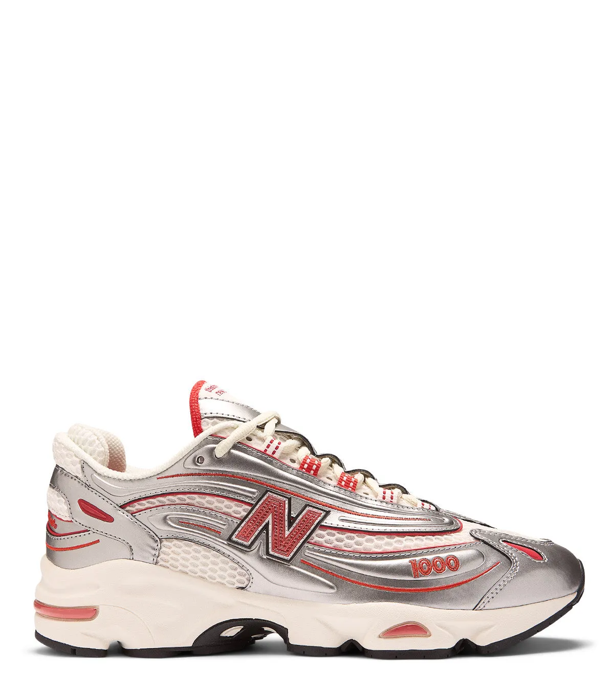 Comfort Reinforcement Quick Lace Toggle New Balance x thisisneverthat 1000 Silver