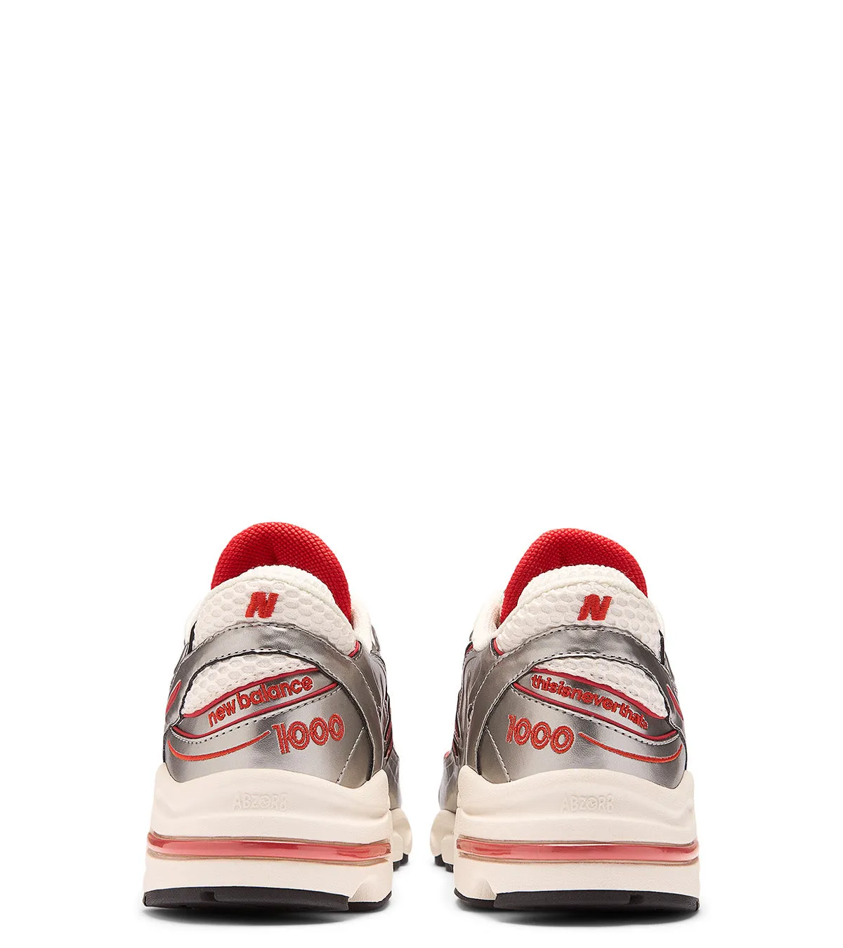 Upgraded design Supportive support New Balance x thisisneverthat 1000 Silver