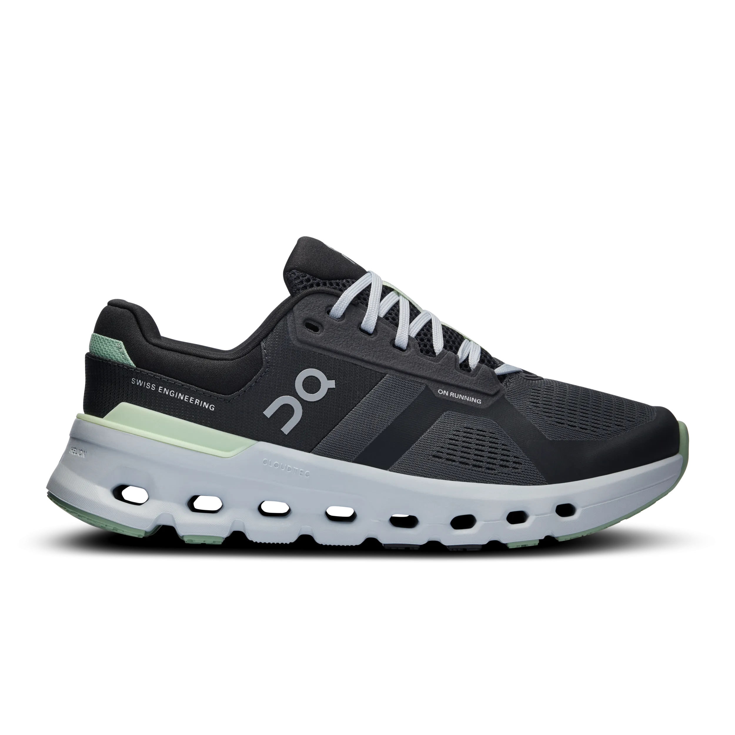 WOMEN'S CLOUDRUNNER 2 - B - SHADOW/LIMA Metallic Trim Supportive touch