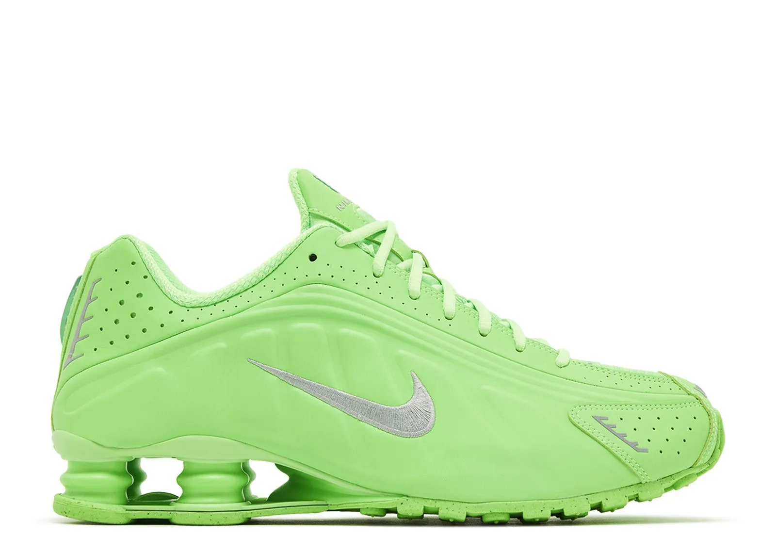 snow running footwear healthy - living Nike Shox R4 Green Strike