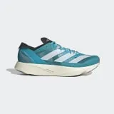 adidas AdizeroTakumi Sen 9 | White/Black/Cyan| Men's ReflectiveDetails Solo sports