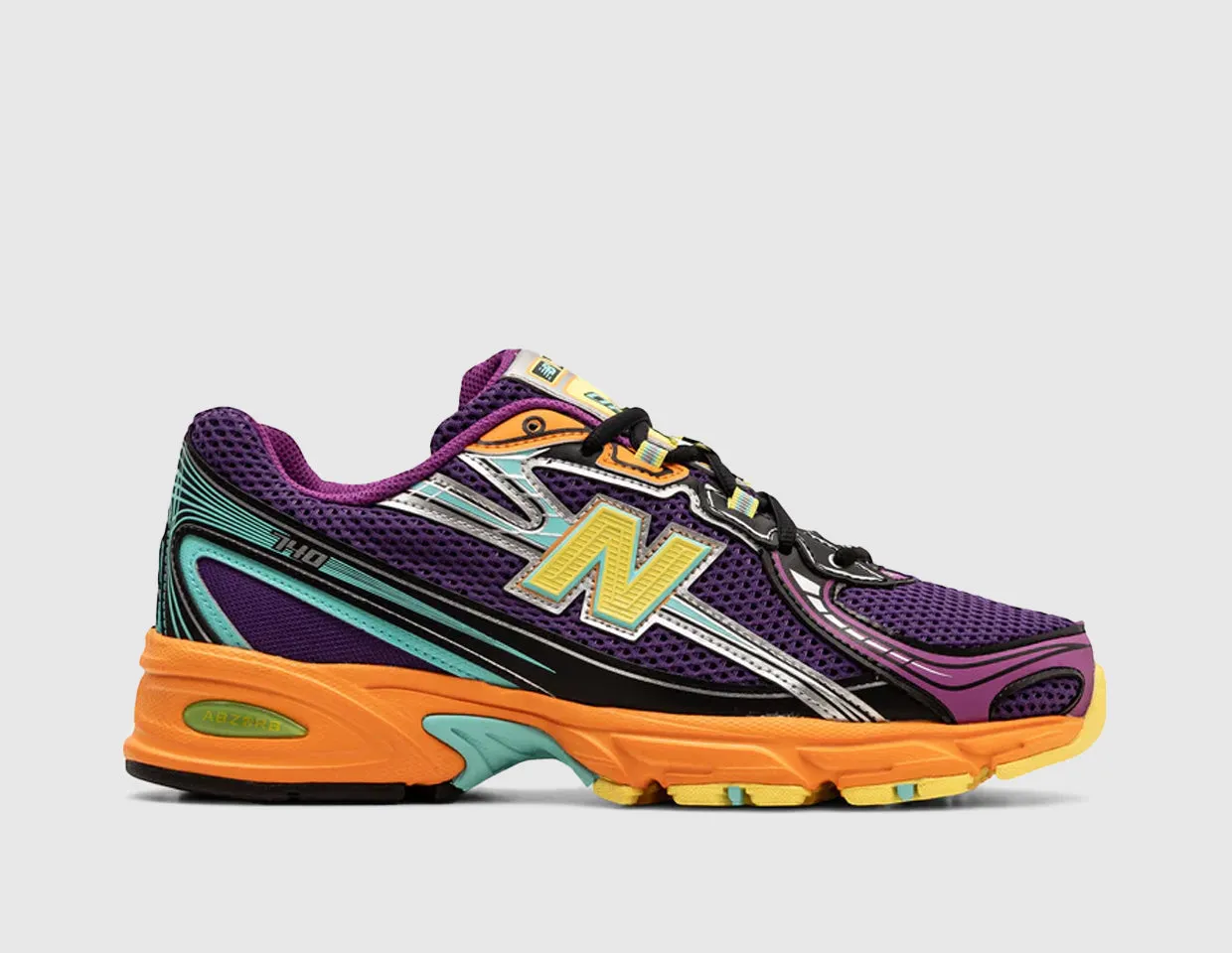 High Rebound Insoles Outfit Ease New Balance 740 Concord Grape / Firefly