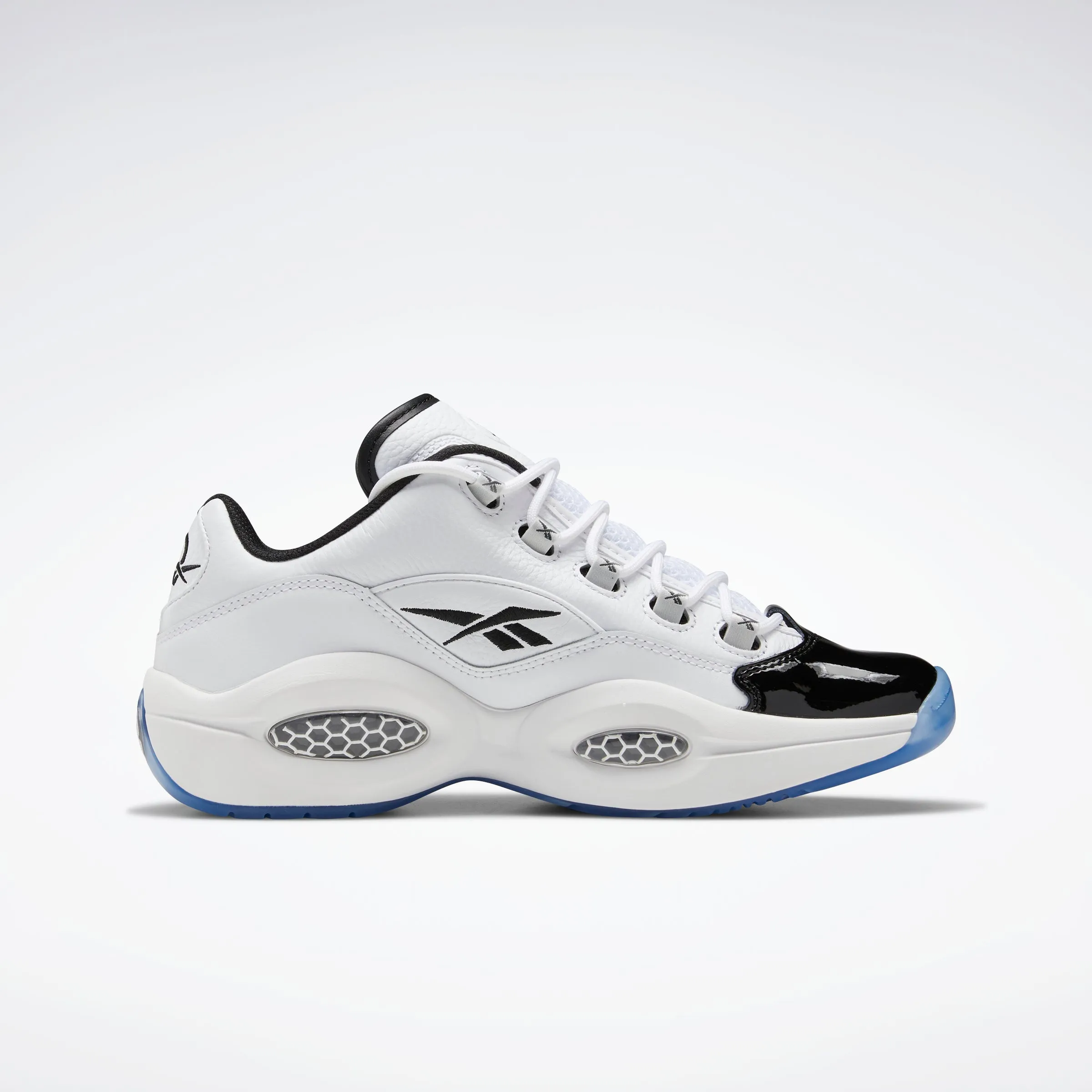 Comfort Midsole Reebok Footwear Men Question Low Shoes Ftwwht/Cblack/Ftwwht
