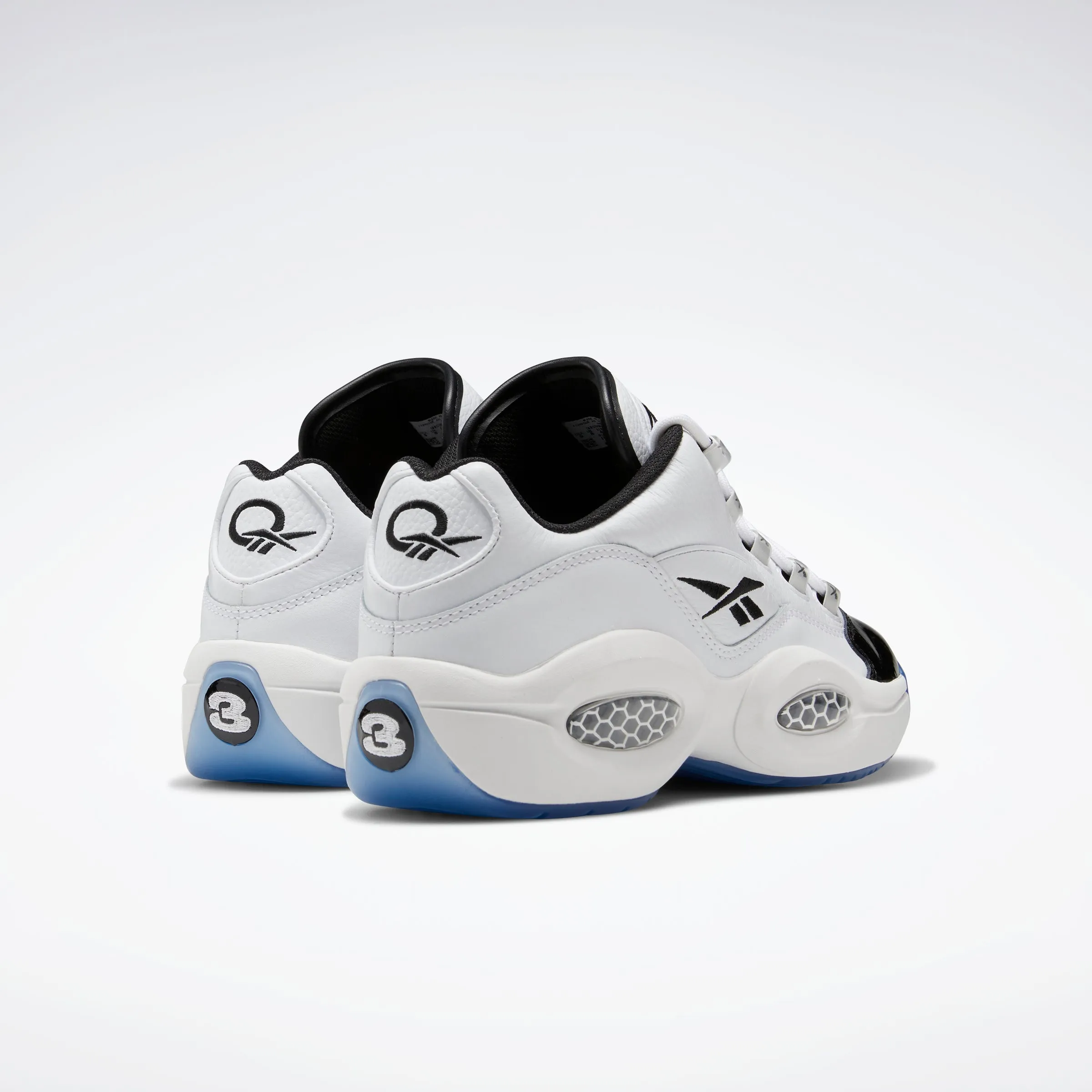 Soul Step Track Run Reebok Footwear Men Question Low Shoes Ftwwht/Cblack/Ftwwht