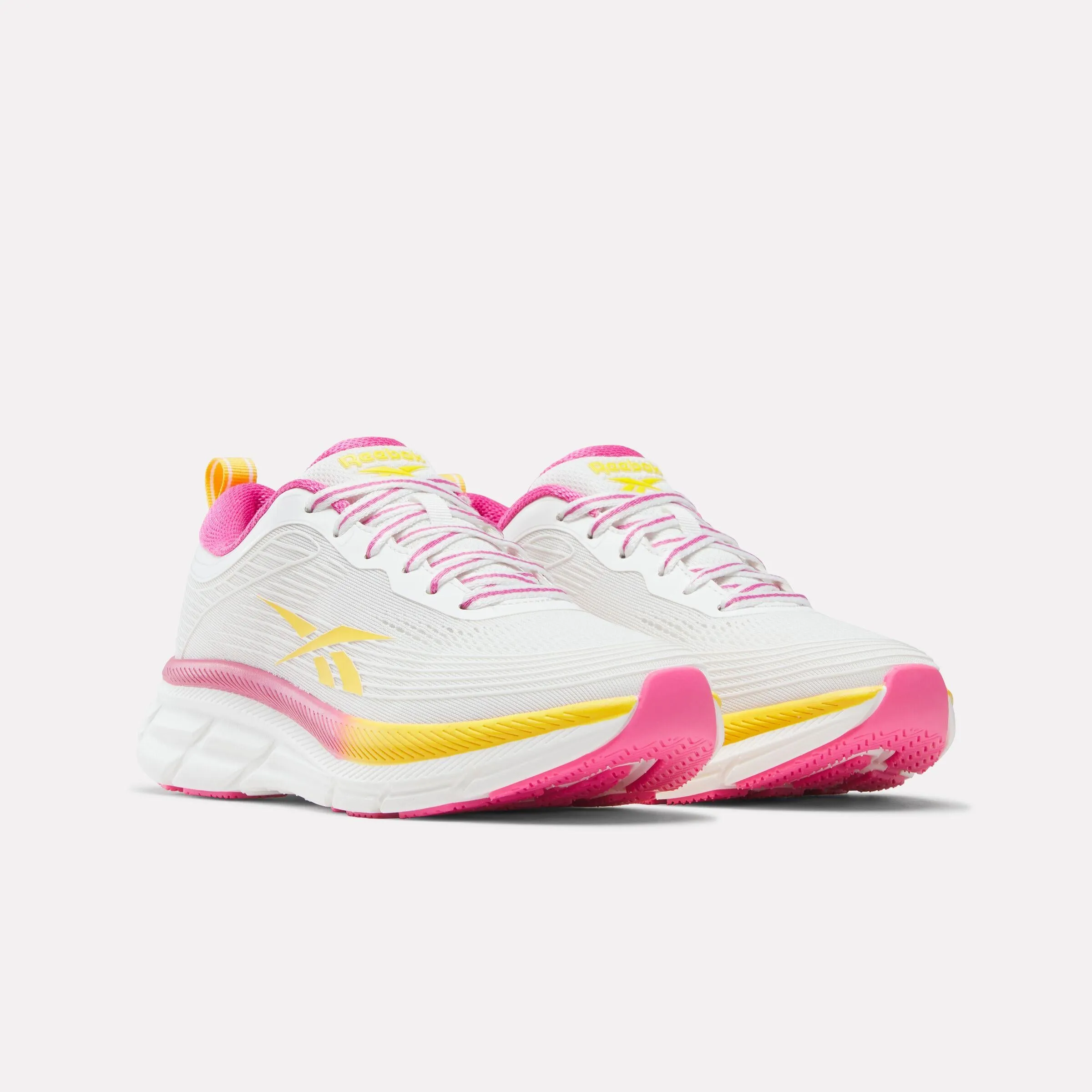 durable fabric shoes heritage - brand shoes Reebok Footwear Women Road Strider Running Shoes WHITE/ATOMIC PINK