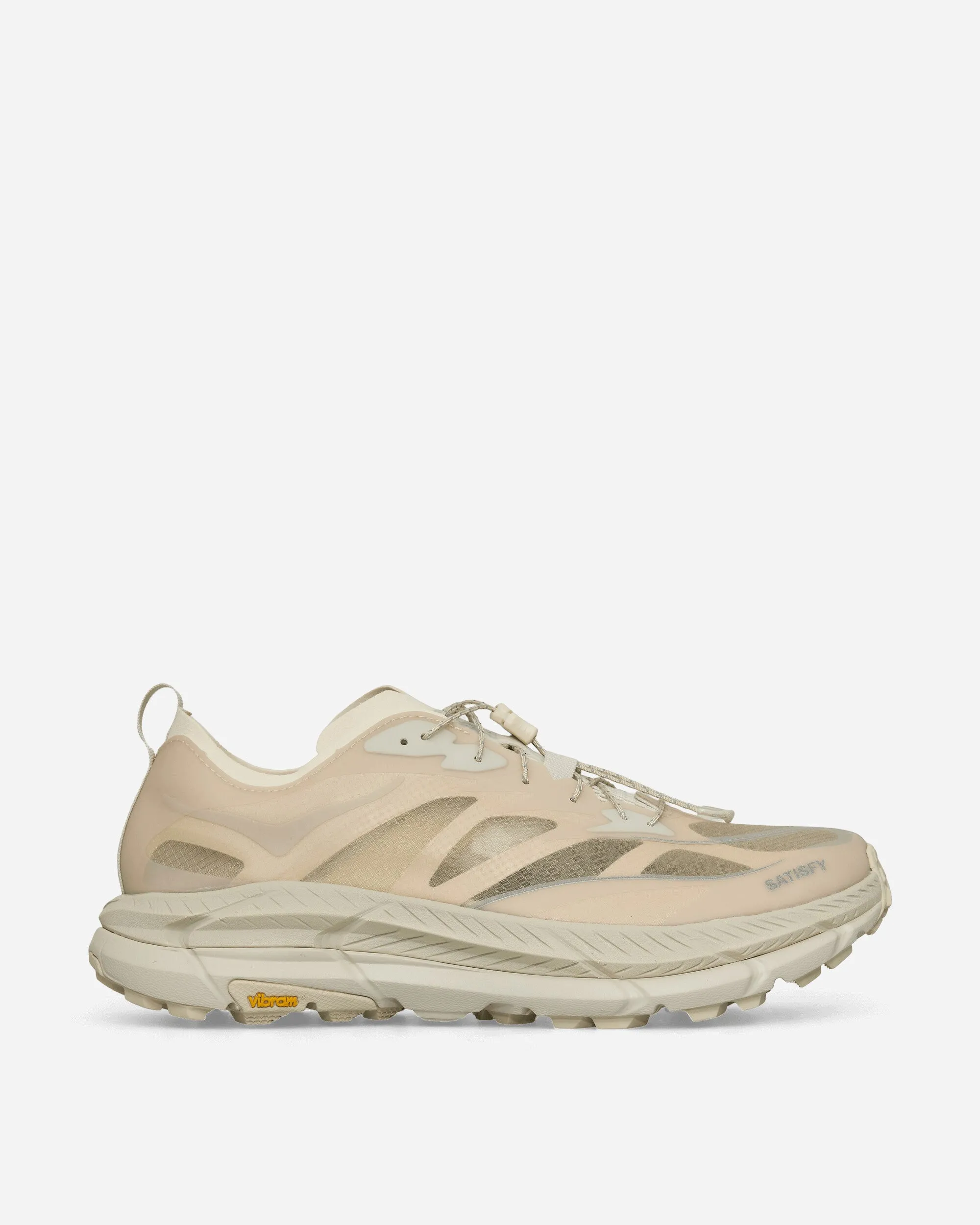 Satisfy Mafate Speed 4 Lite Sneakers Bone Smooth Cloud cushion