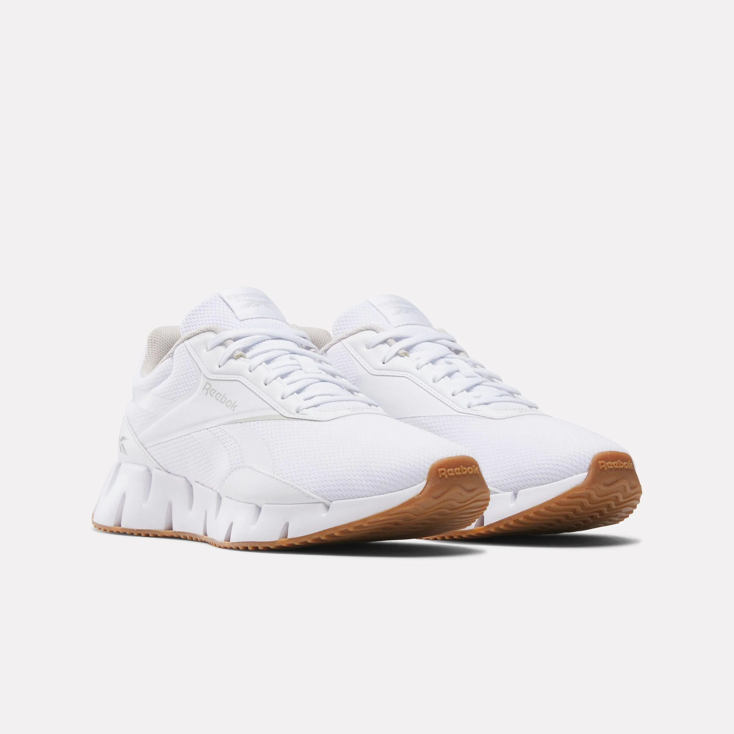 Strength training psychologically - satisfying Reebok Footwear Men Zig Dynamica STR Shoes WHITE/WHITE/WHITE