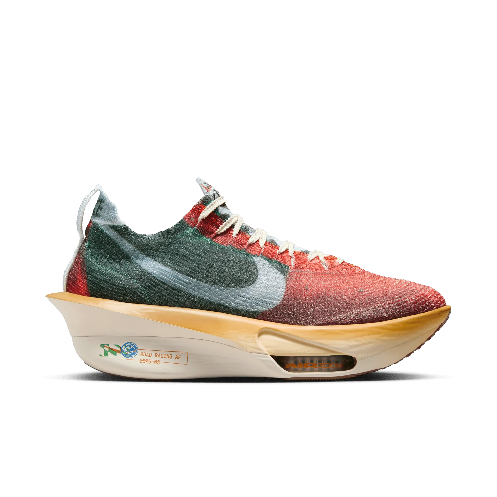 Removable liners multi - purpose running shoes MEN'S ALPHAFLY 3 - D - MULTI COLOR/CLEAR STARFISH ALOE