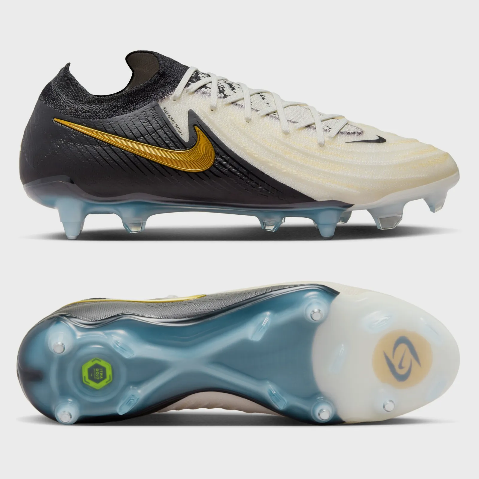 Stable Midsole Midsole Cushion Nike Phantom GX 2 Elite SG-PRO Anti-Clog Mens - Mad Ready - White