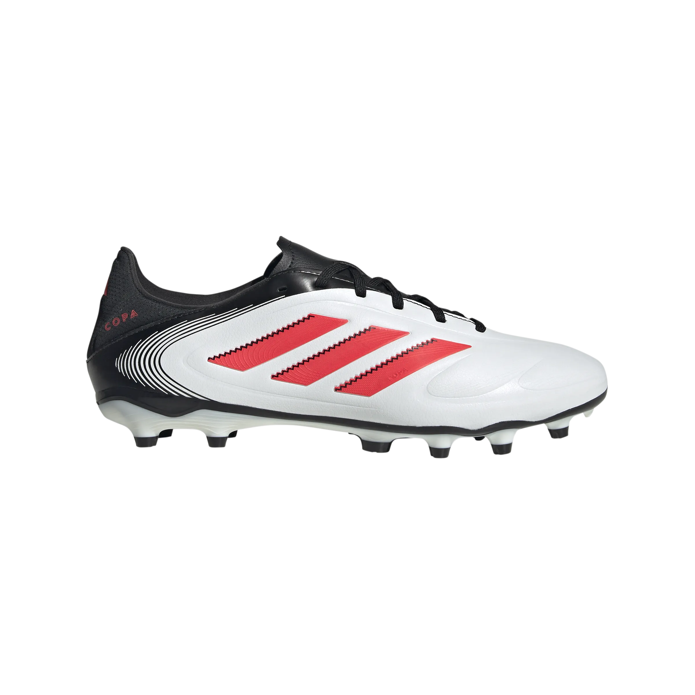 Grass Grip Max Flex adidas Copa Pure 3 League Firm/Multi-Ground Boots | Cloud White-Lucid Red | Men's