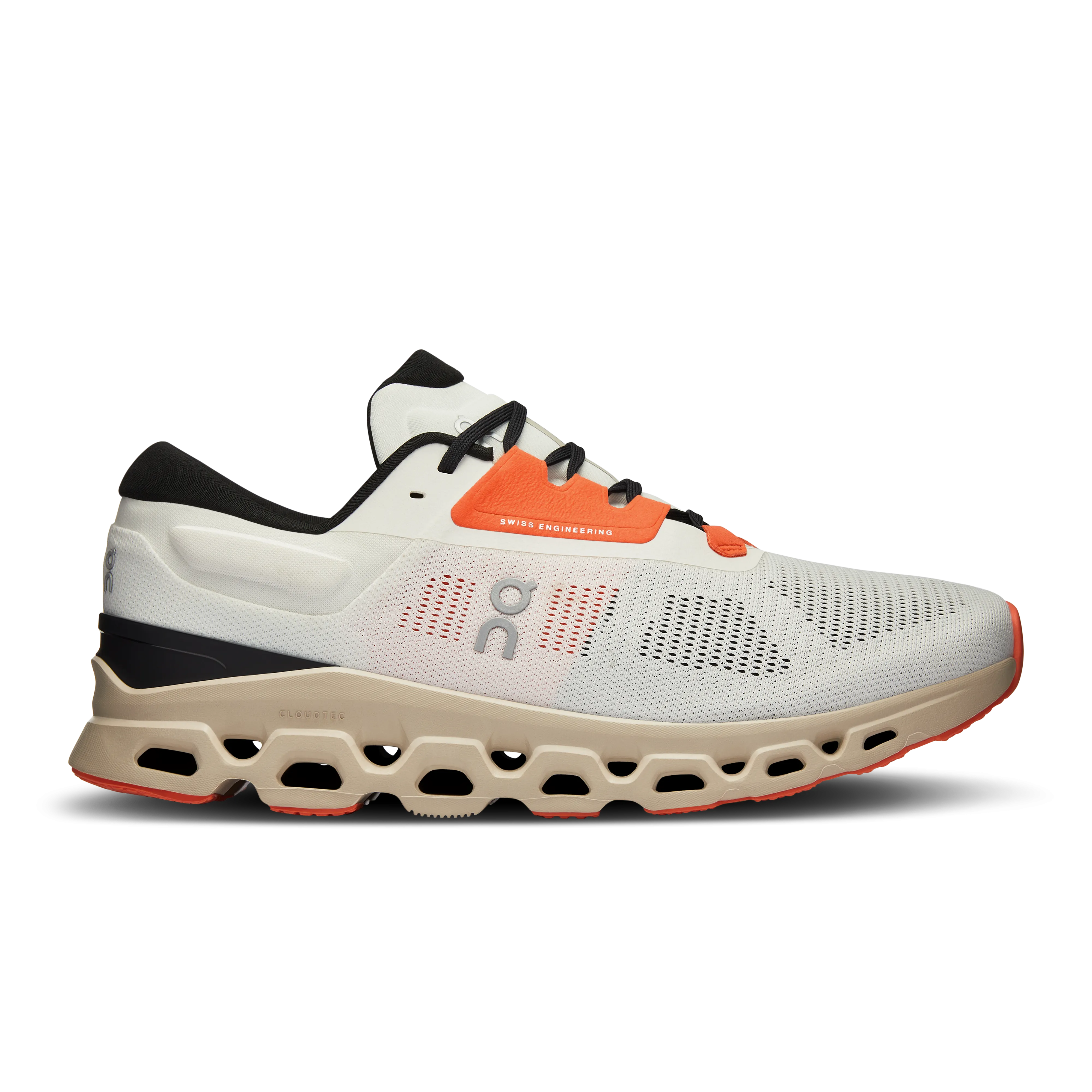 Water Resistant Lining Reinforced Lace Holes MEN'S CLOUDSTRATUS 3 - D - UNDYED WHITE