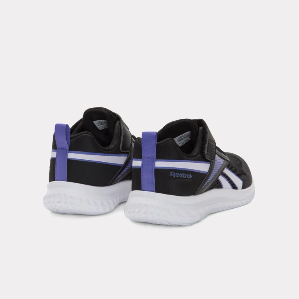 ancient - themed running shoes Reebok Footwear Kids Rush Runner Shoes ?C Pre-School CHILD BLACK/DIGITALGLEAM/ROYALPURPLE