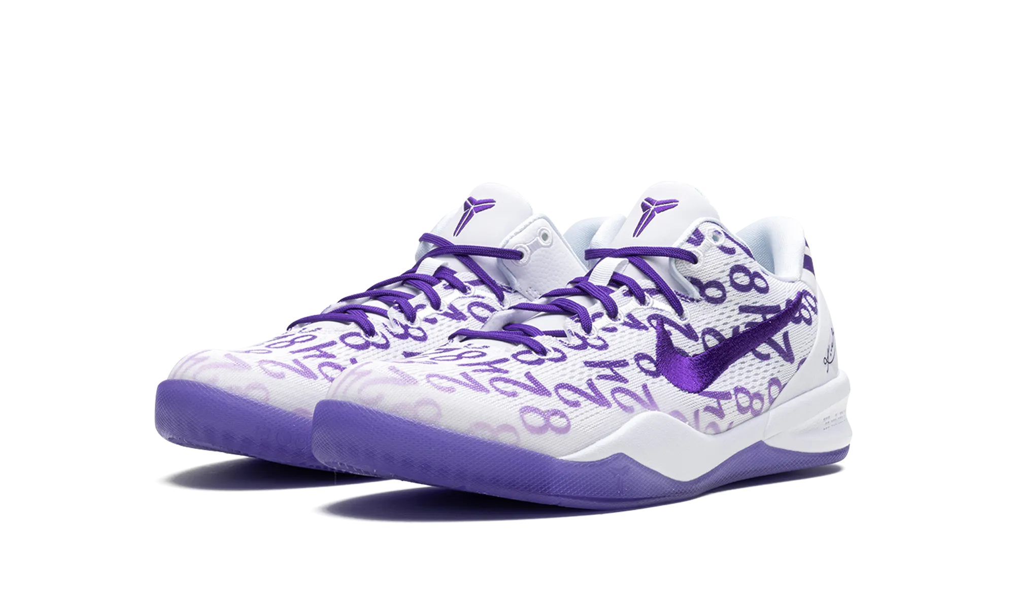 Nike Kobe 8 Protro GS "Court Purple" Multi Density Foam Elastic Gaiter Collar
