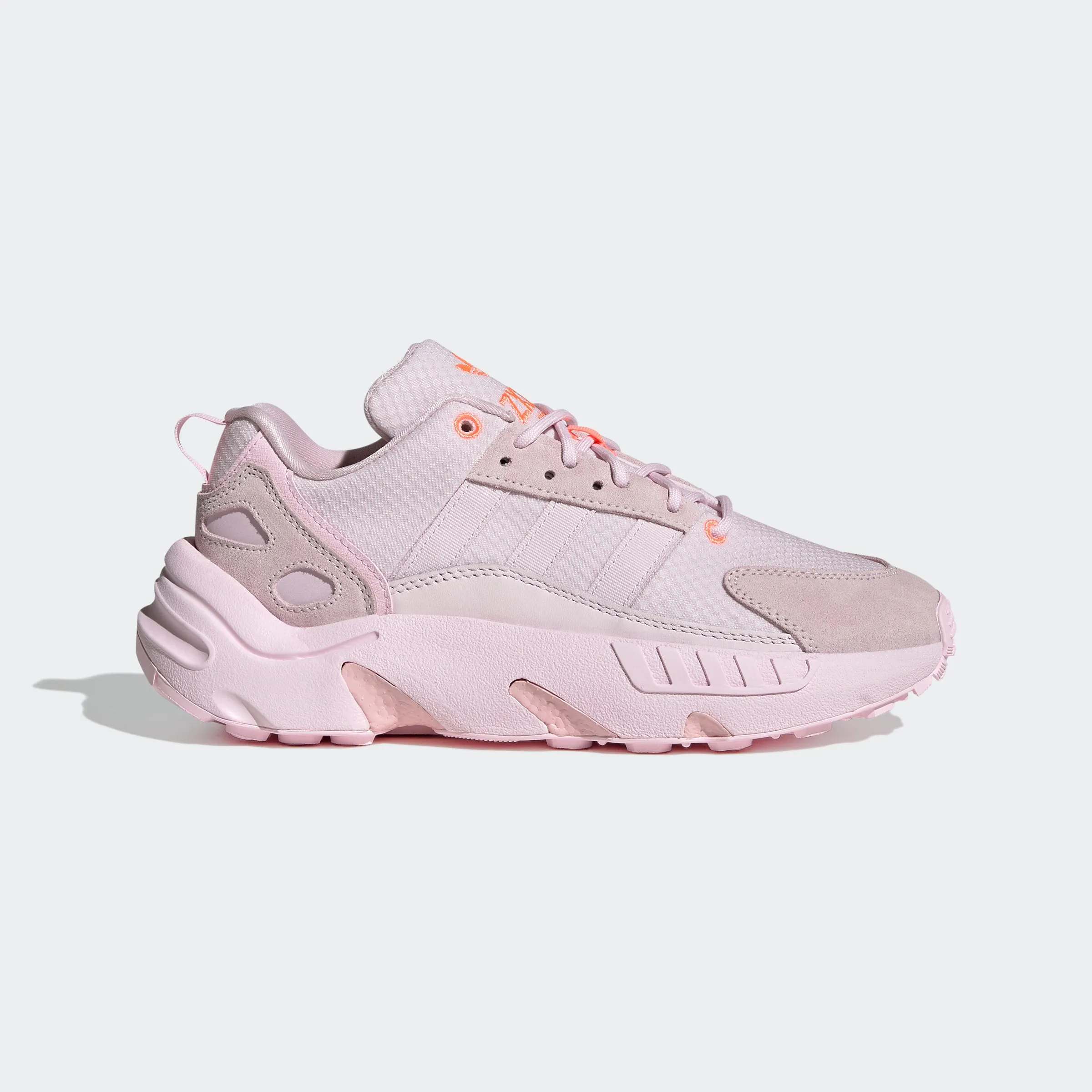 adidas ZX 22 Boost Shoes | Pink | Women's color - white rural running shoes