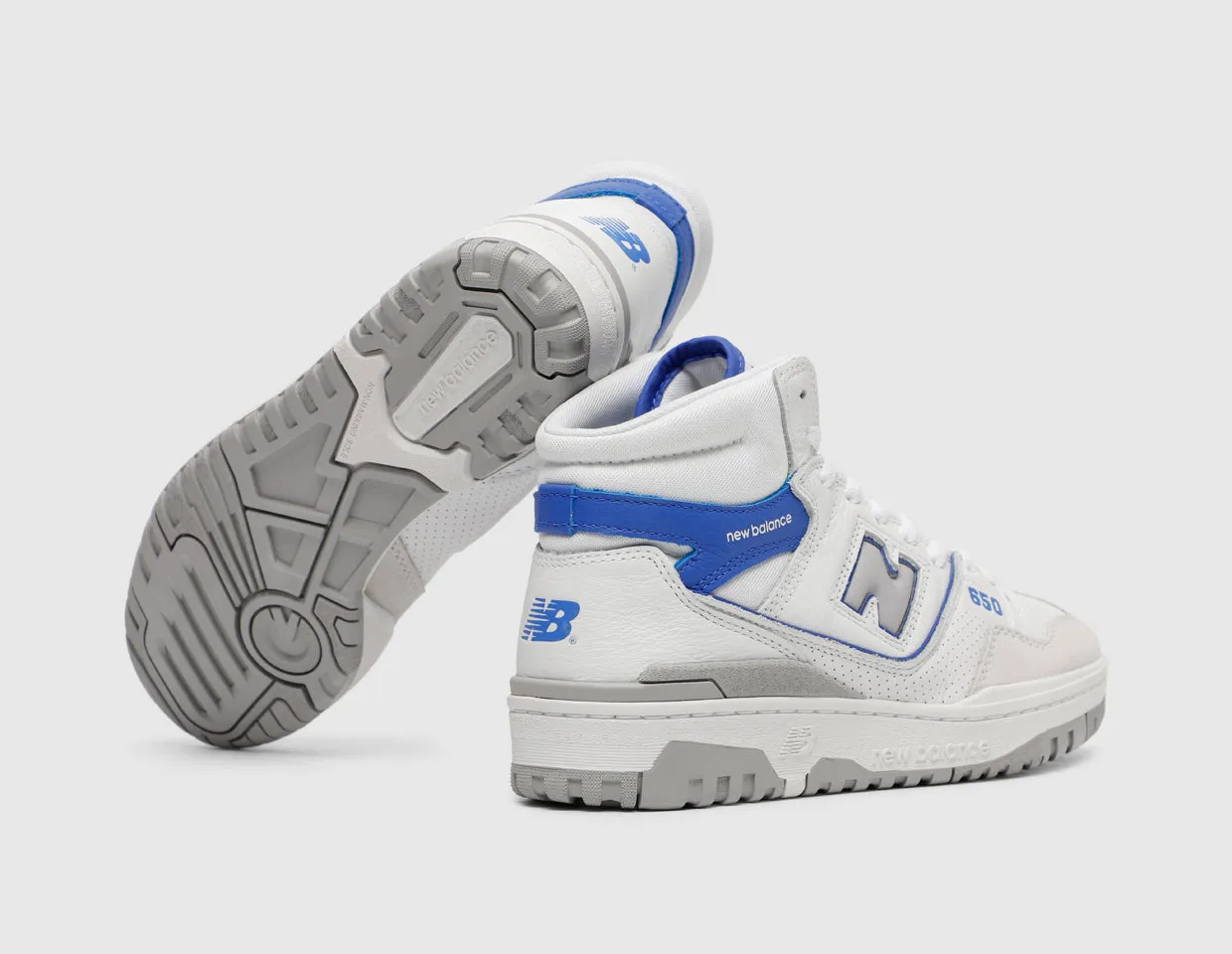 Anti Fatigue Support Bonded Seam Construction New Balance BB650RWI White / Marine Blue