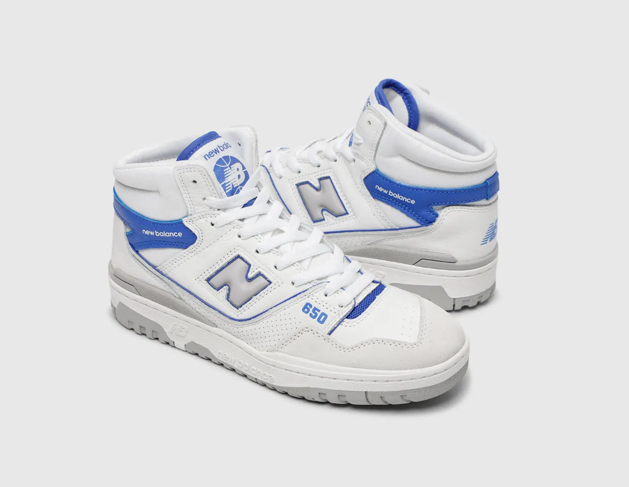 Outdoor Friendly New Balance BB650RWI White / Marine Blue