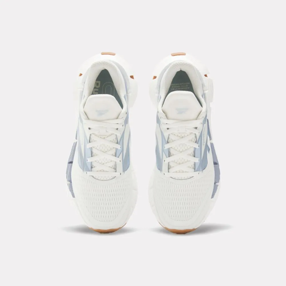 Reebok Footwear Women FloatZig 1 Shoes CHALK/PALBLU/VINBLU futuristic - themed running wear high - intensity - interval - training running shoes