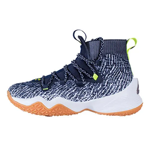 Breathable Airflow Design Peak Men Basketball Shoes High-Top Sneakers Actual Combat Grey EW01161A
