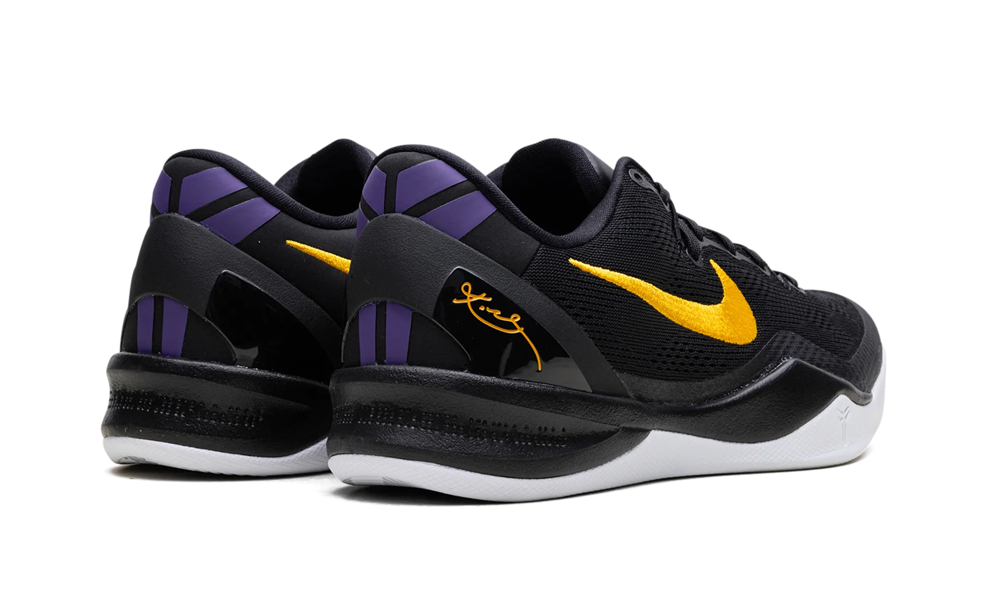 Kobe 8 Protro "Lakers Away" Convex Tread Configuration
