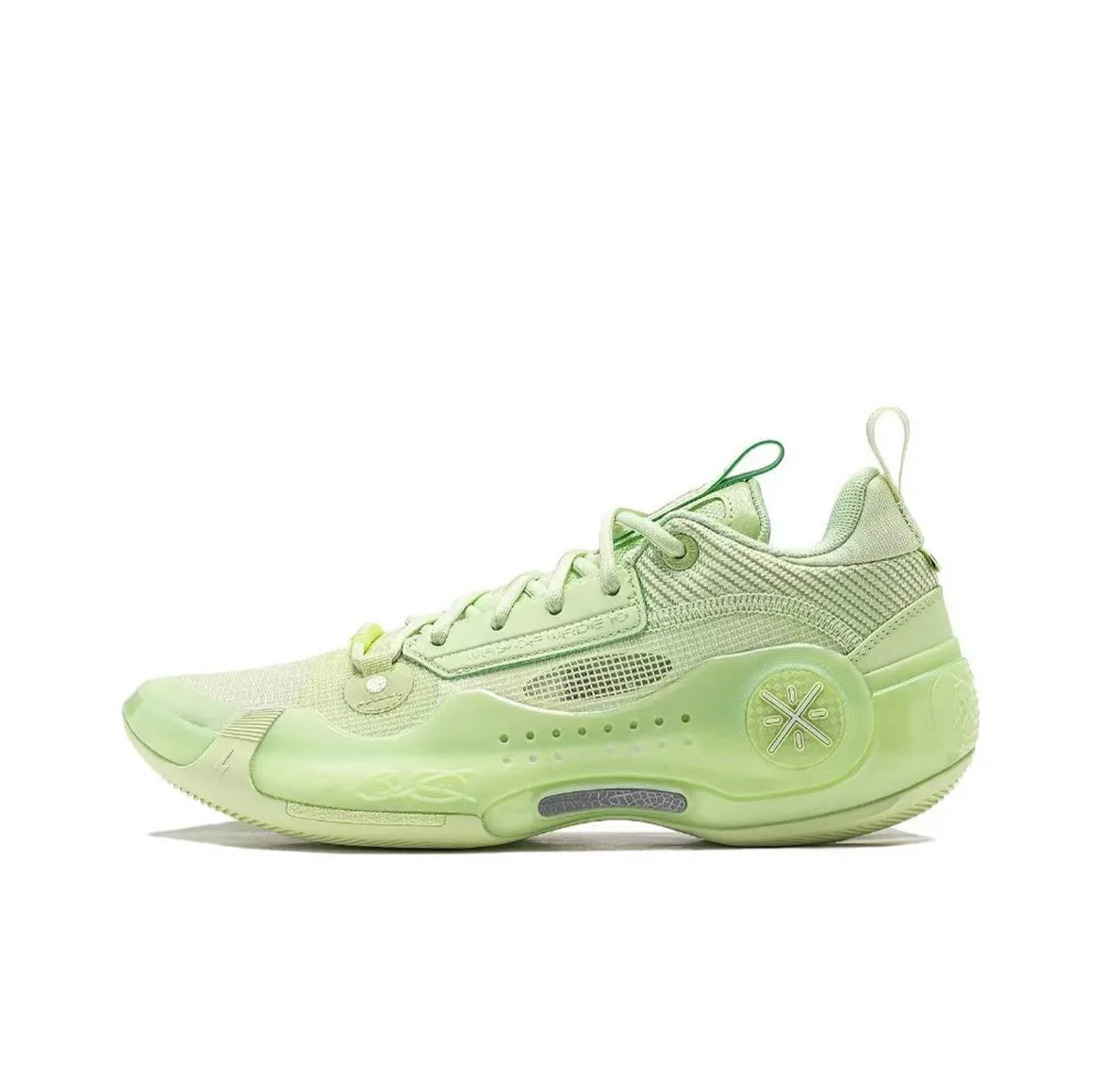 ??Custom Sneakers??Li-Ning Way of Wade 10 - The Grinch Torsion Bar System Defender Shoes