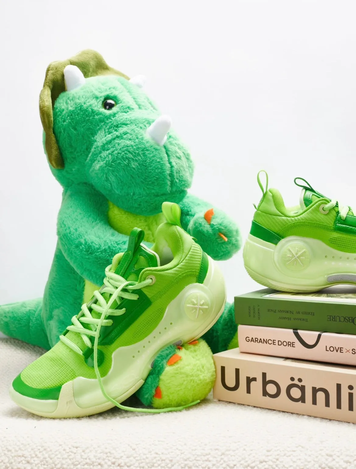 ??Custom Sneakers??Li-Ning Way of Wade 10 - The Grinch Thermobonded Reinforcement