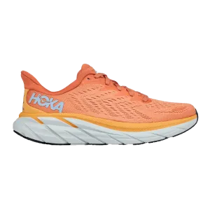 Hoka Clifton 8 - Sun Baked - Shell Coral Waffle Traction Outsole