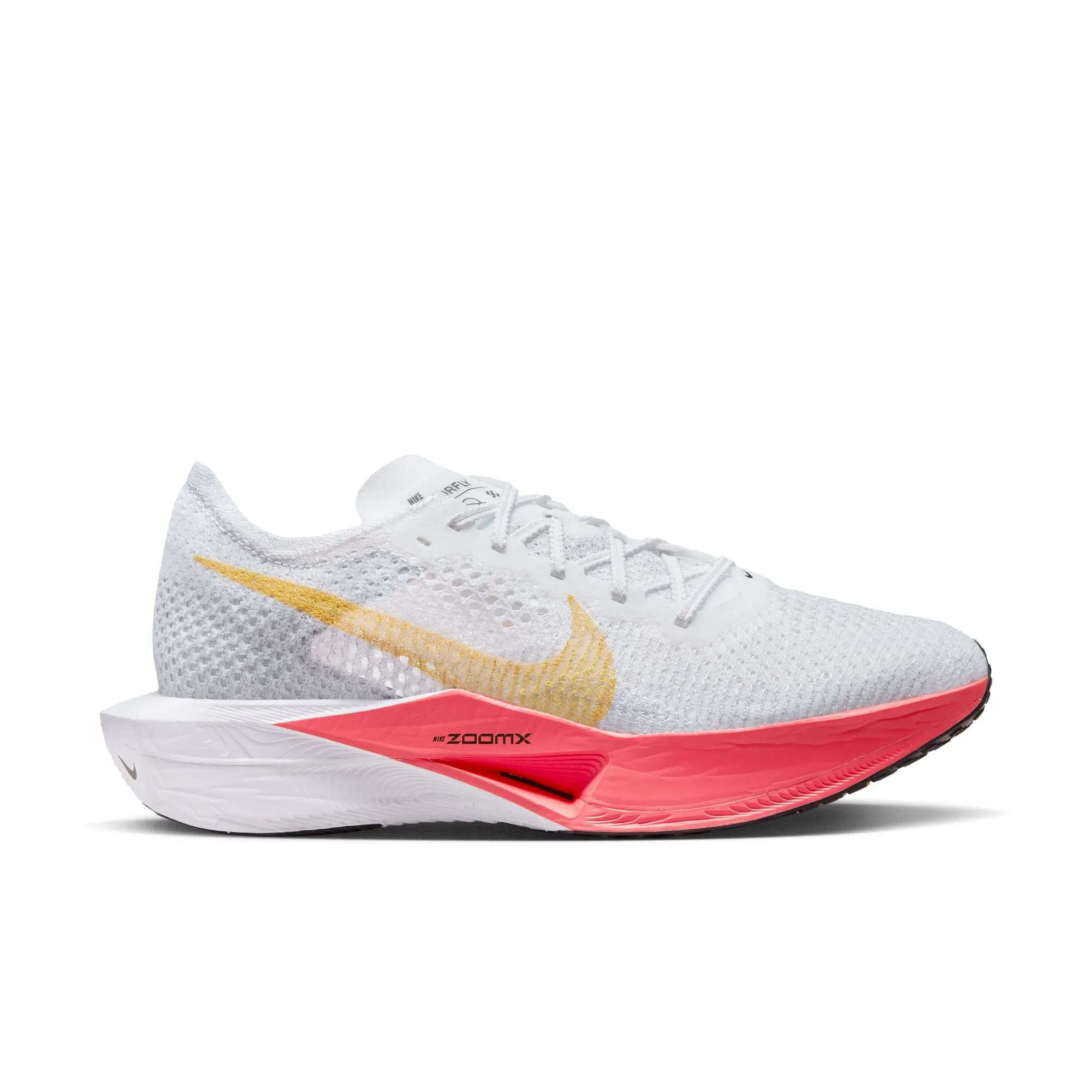 running shoes for unisex youth Cloudy Weather Running WOMEN'S VAPORFLY 3 - B - 101 WHITE/TOPAZ GOLD