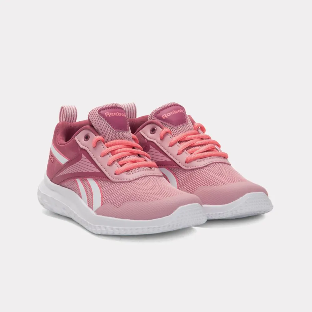 Reebok Footwear Kids Rush Runner Shoes ?C Pre-School DUSTYROSE/STUDIOPINK/FTWRWHITE Performance - enhanced