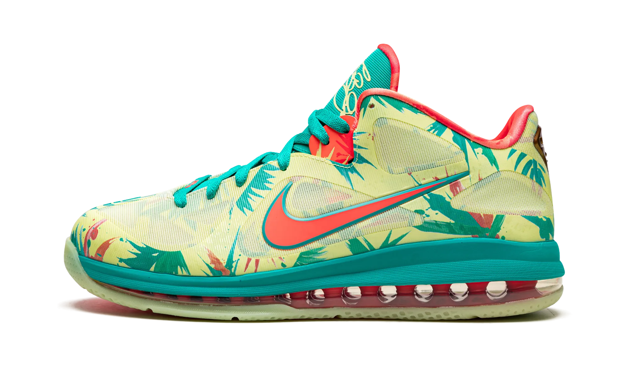 Heel Stability Durable Stitching LeBron 9 Low "LeBronald Palmer"
