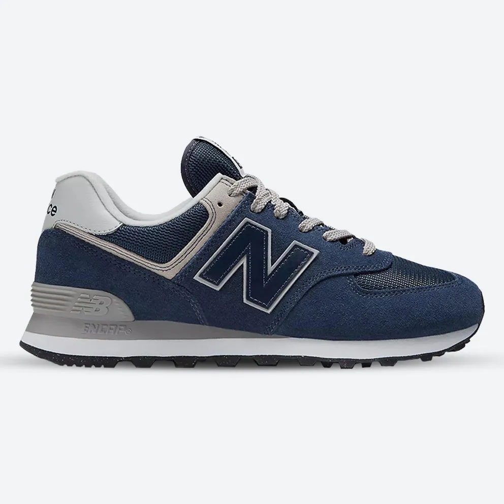 Men's Wide Fit New Balance ML574EVN Running Sneakers - Exclusive - Navy Everyday Performance Dynamic Design