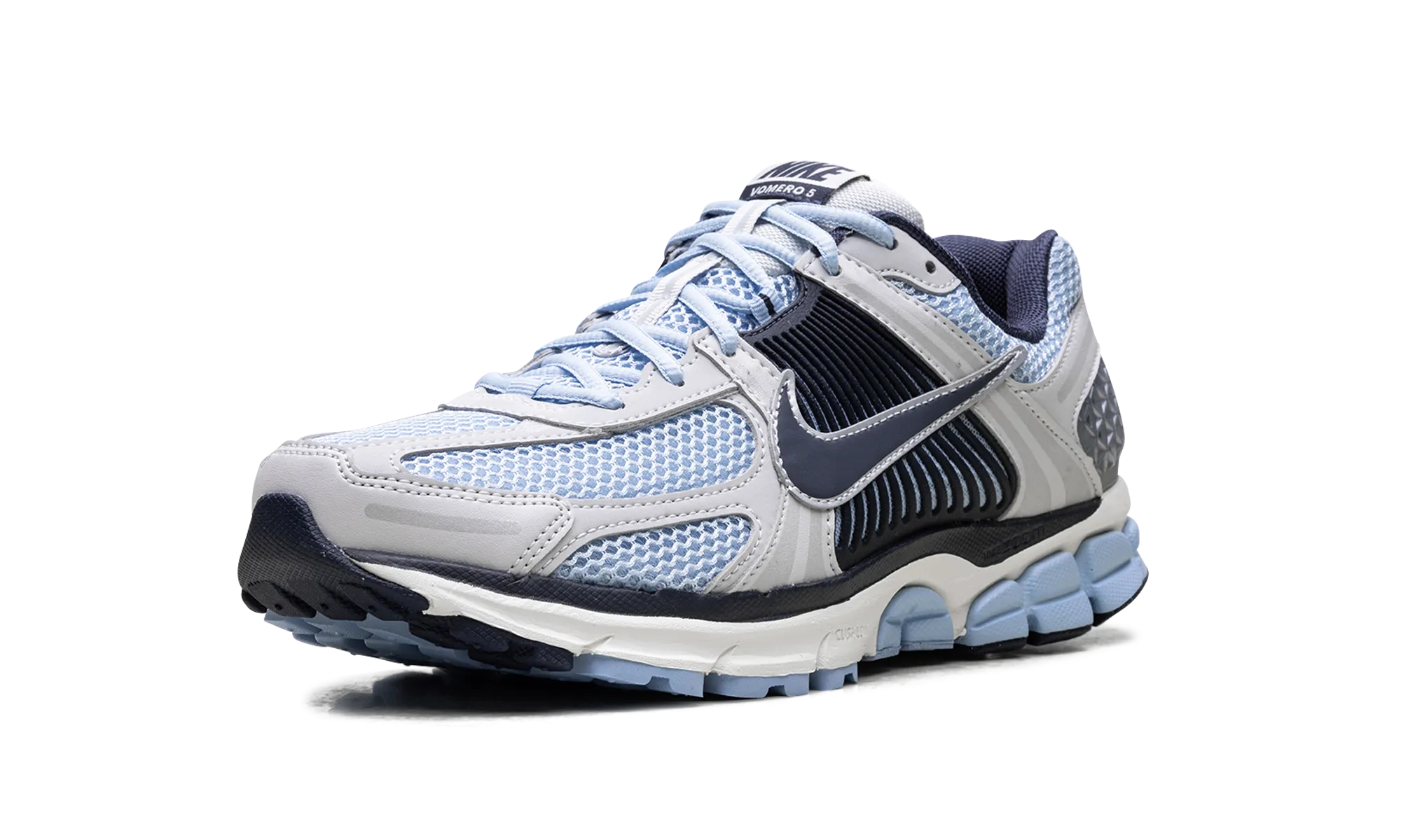 Energy - boosting synthetic leather shoes Zoom Vomero 5 "Psychic Blue"