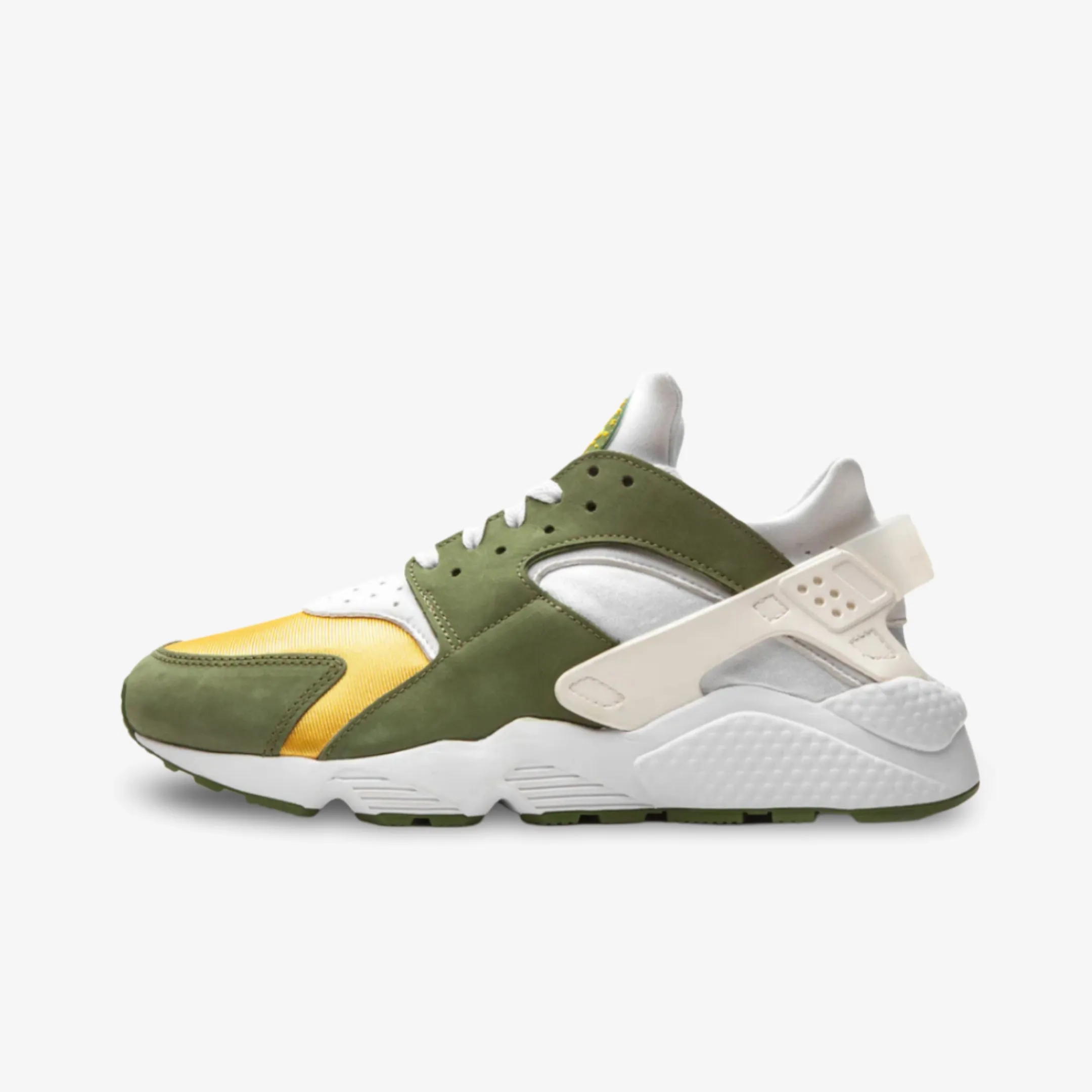 (Men's) Nike Air Huarache LE x St??ssy 'Dark Olive' (2021) DD1381-300 hydration pack ribbon - trimmed - design shoes