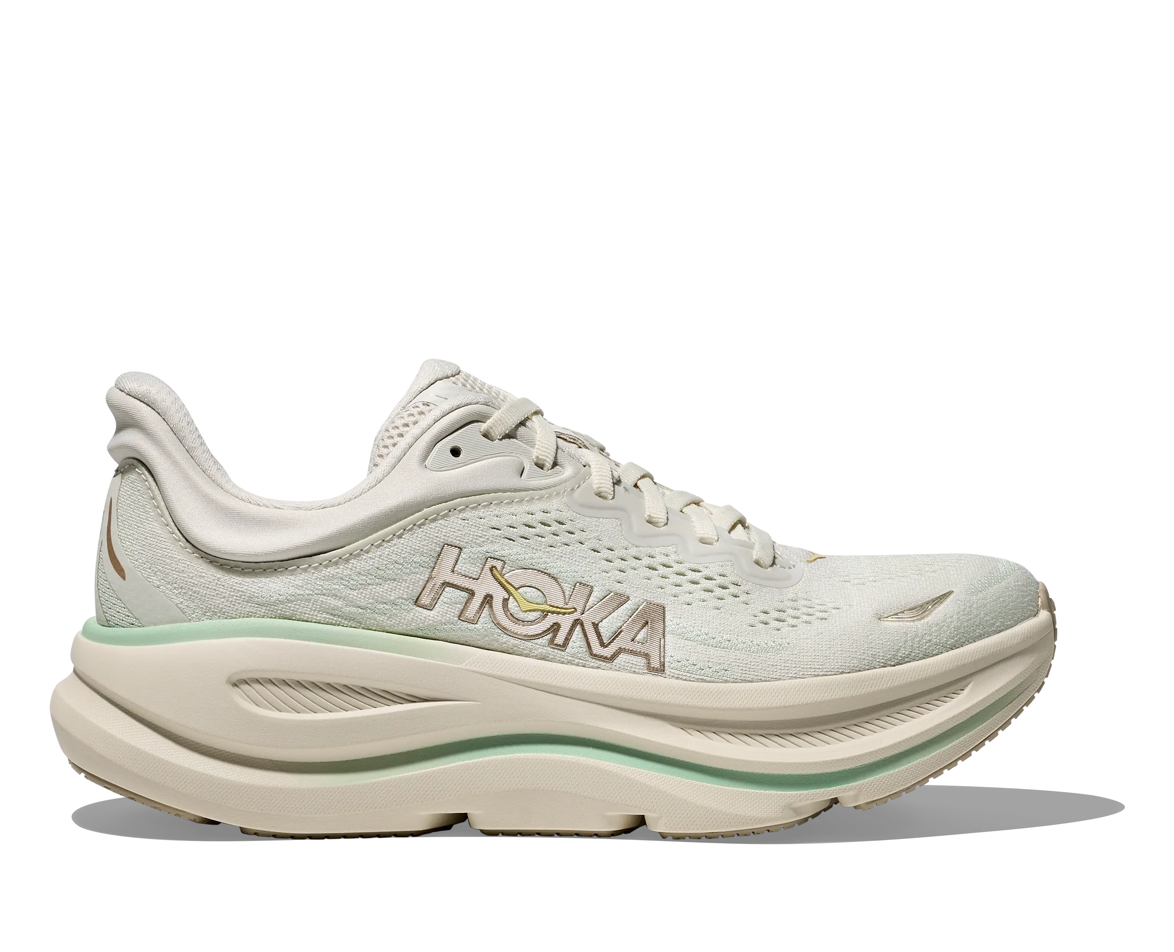 Cushioned Tongue Shock Touch WOMEN'S BONDI 9 - B - TLSL TRUFFLE SALT/SEA GLASS